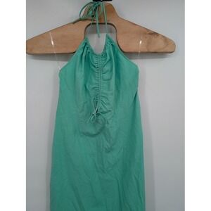 Decor STC Women's NWT Green Ruched Halter Dress no sz